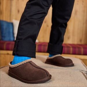 UGG Big Kids Tasman Slippers Dusted Cocoa DDC